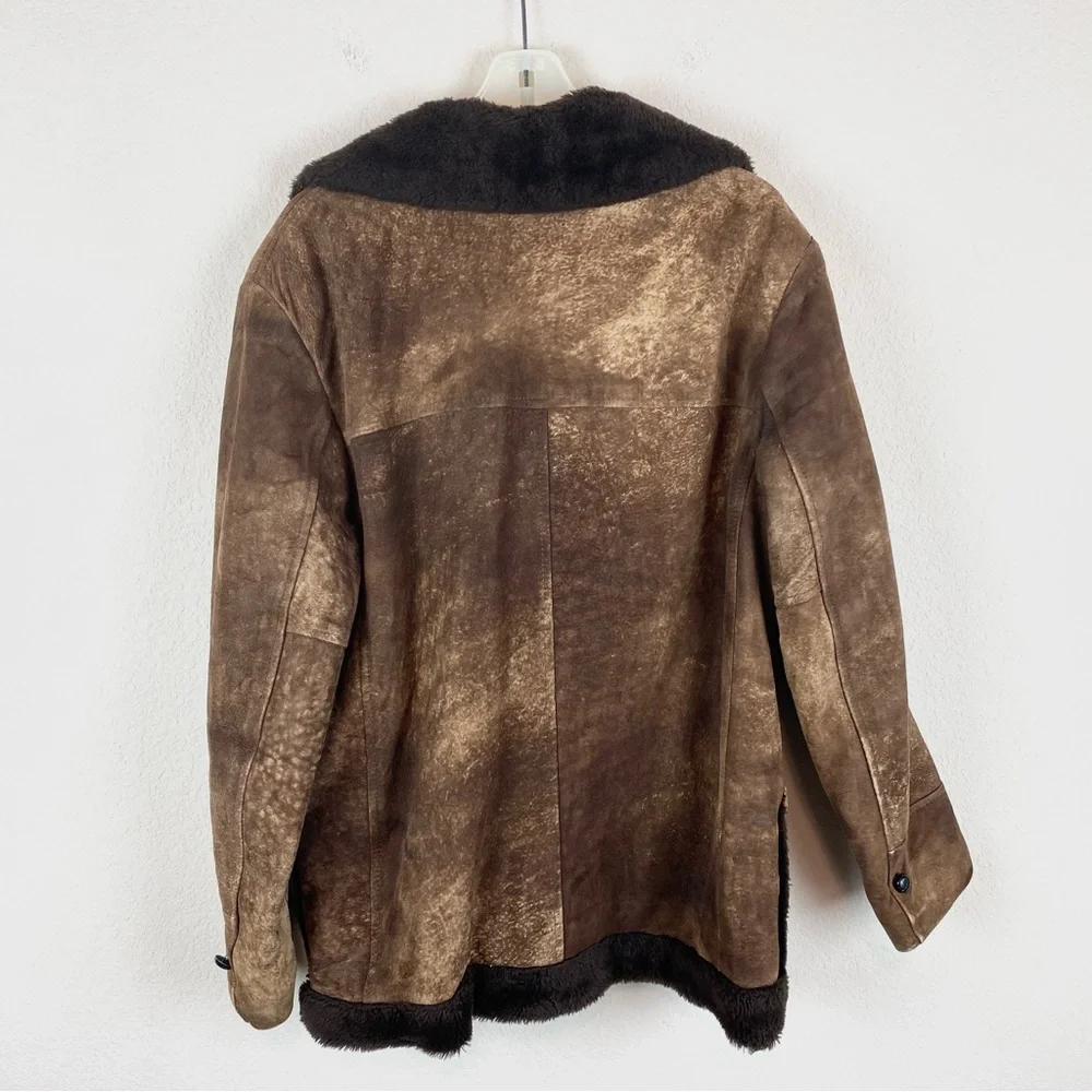 Vintage Cooper Brown Leather Coat